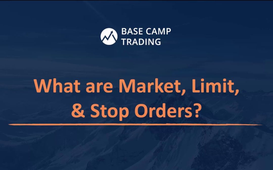 BCT Trading Series – What are Market Limit and Stop Orders?