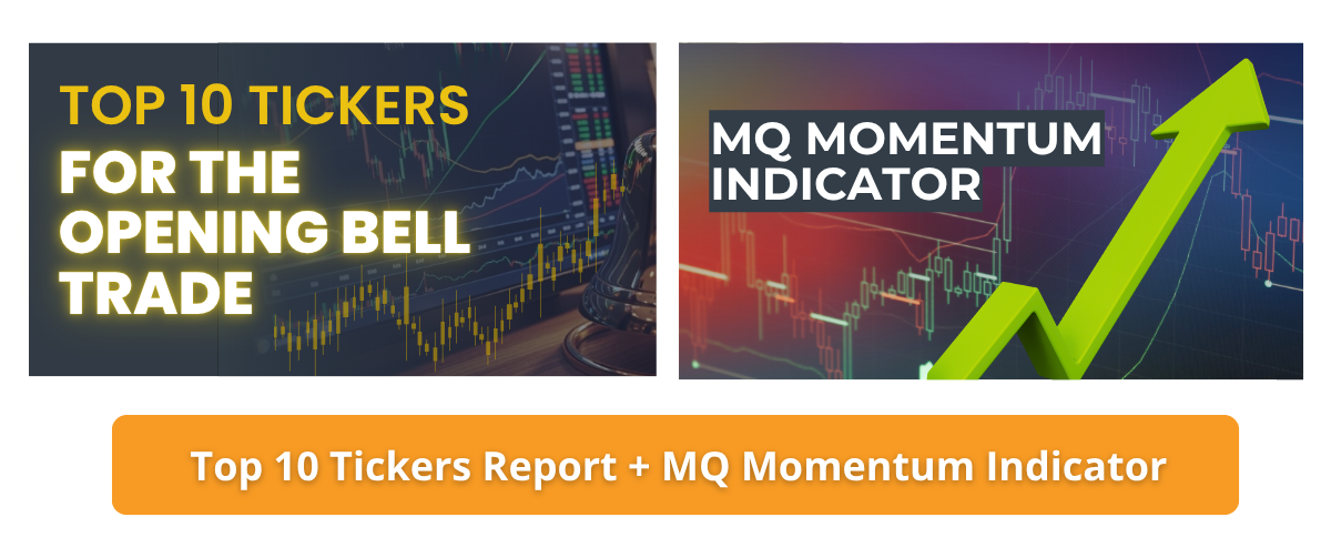 Top 10 Tickers + MQ Momentum Indicator